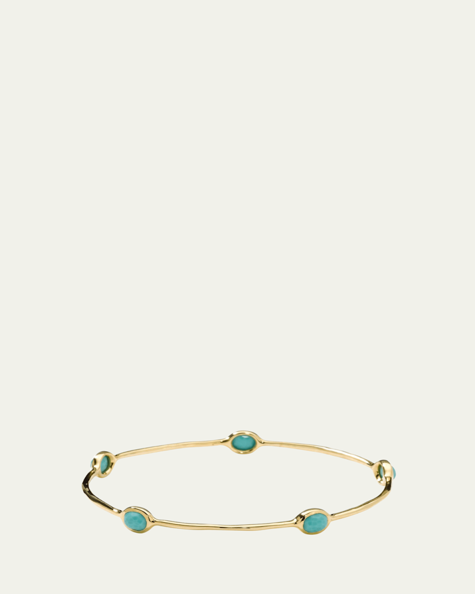 5-Stone Bangle in 18K Gol